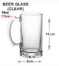 Clear Beer Mug